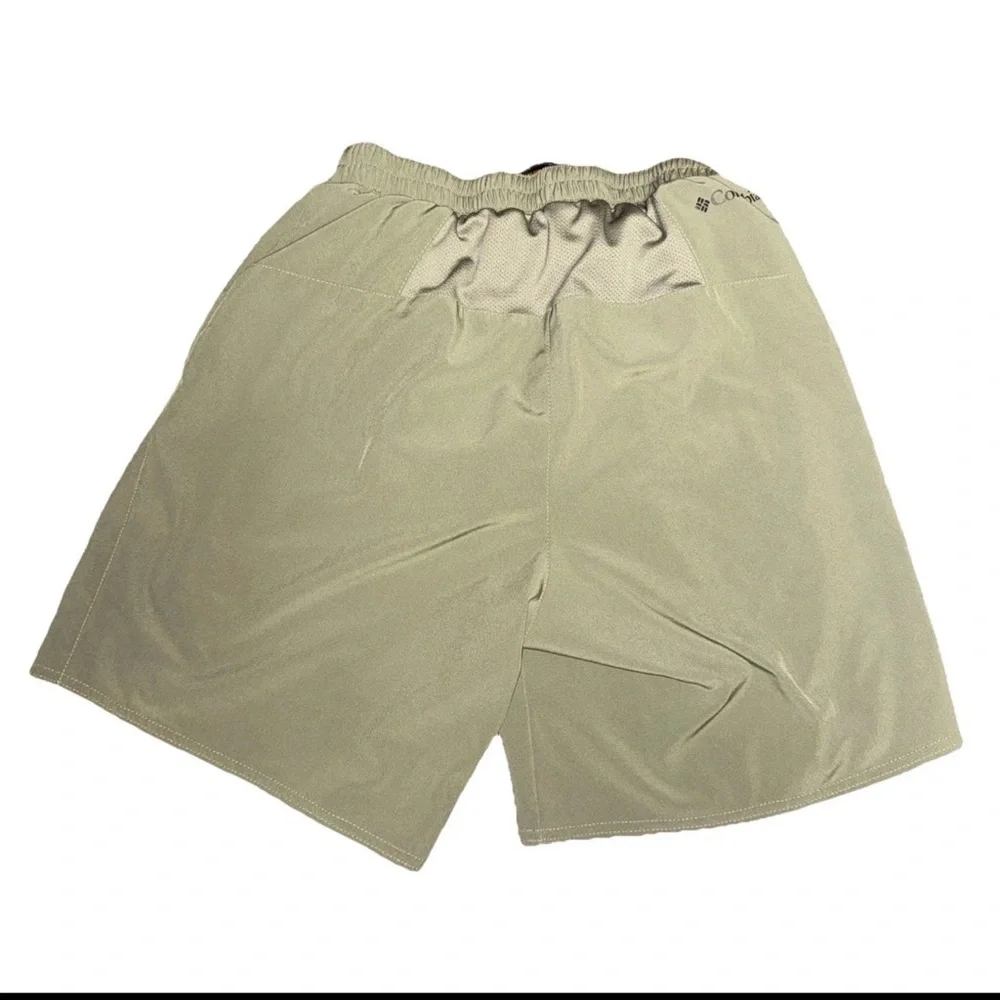 Columbia‎ Sportswear Swim Trunks Kid S/M Olive Green Omni-Shade Drawstring Boys